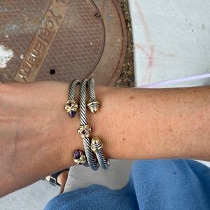 David Yurman Cable Bracelet 5mm S Amethyst Renaissance